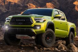 2022 Toyota Tacoma TRD Pro Front Left in Lime Rush Green
